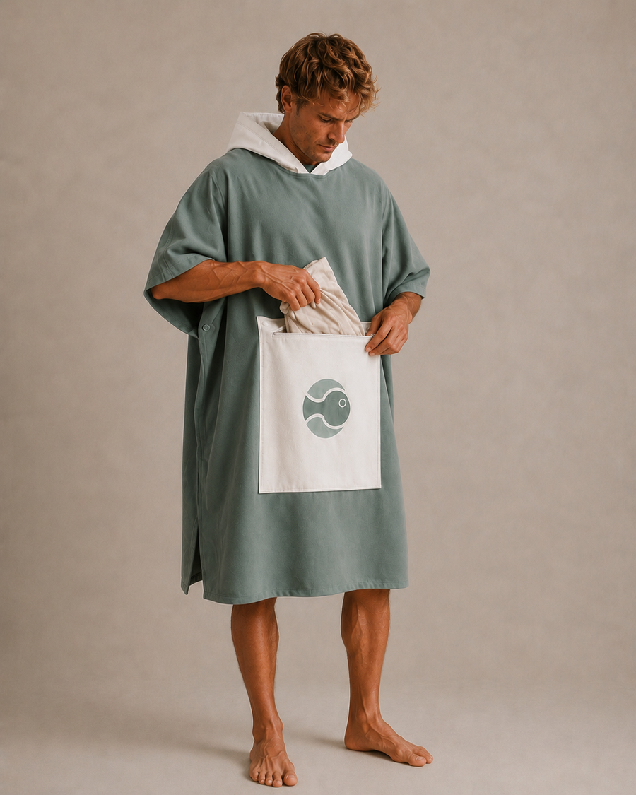Surfish® Poncho Sage Tide