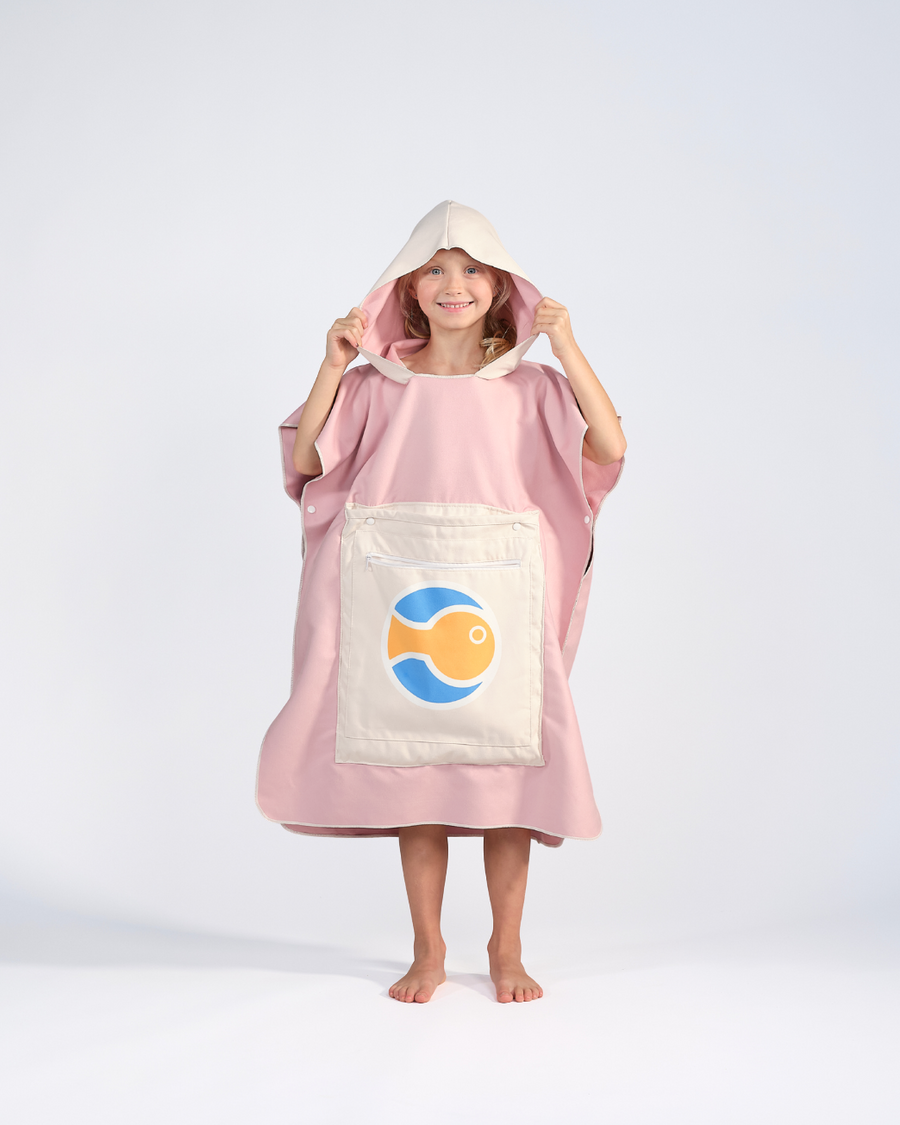 surfish® Poncho – Beige Pink