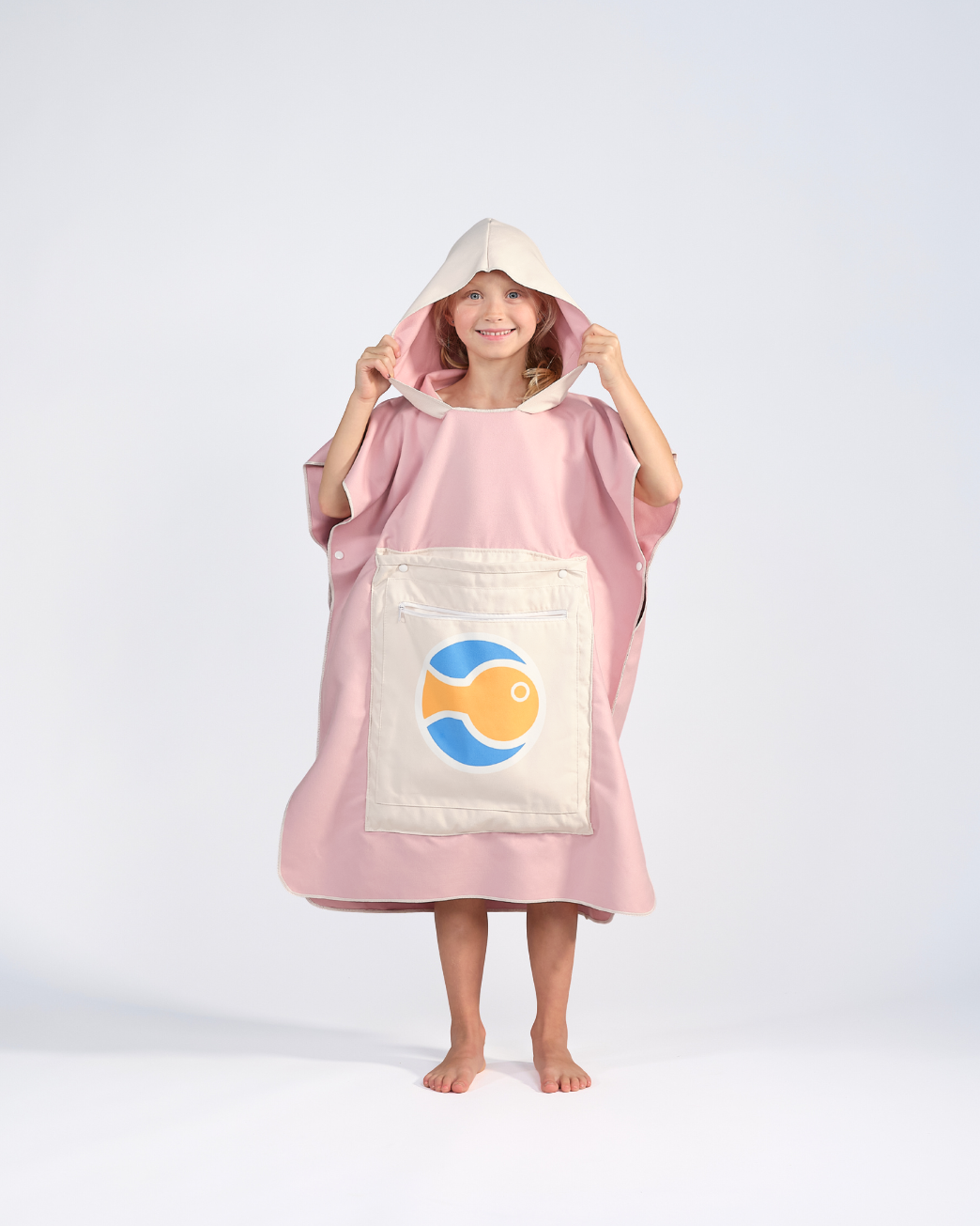 surfish® Poncho – Beige Pink