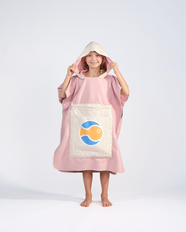 surfish® Poncho – Beige Rosa
