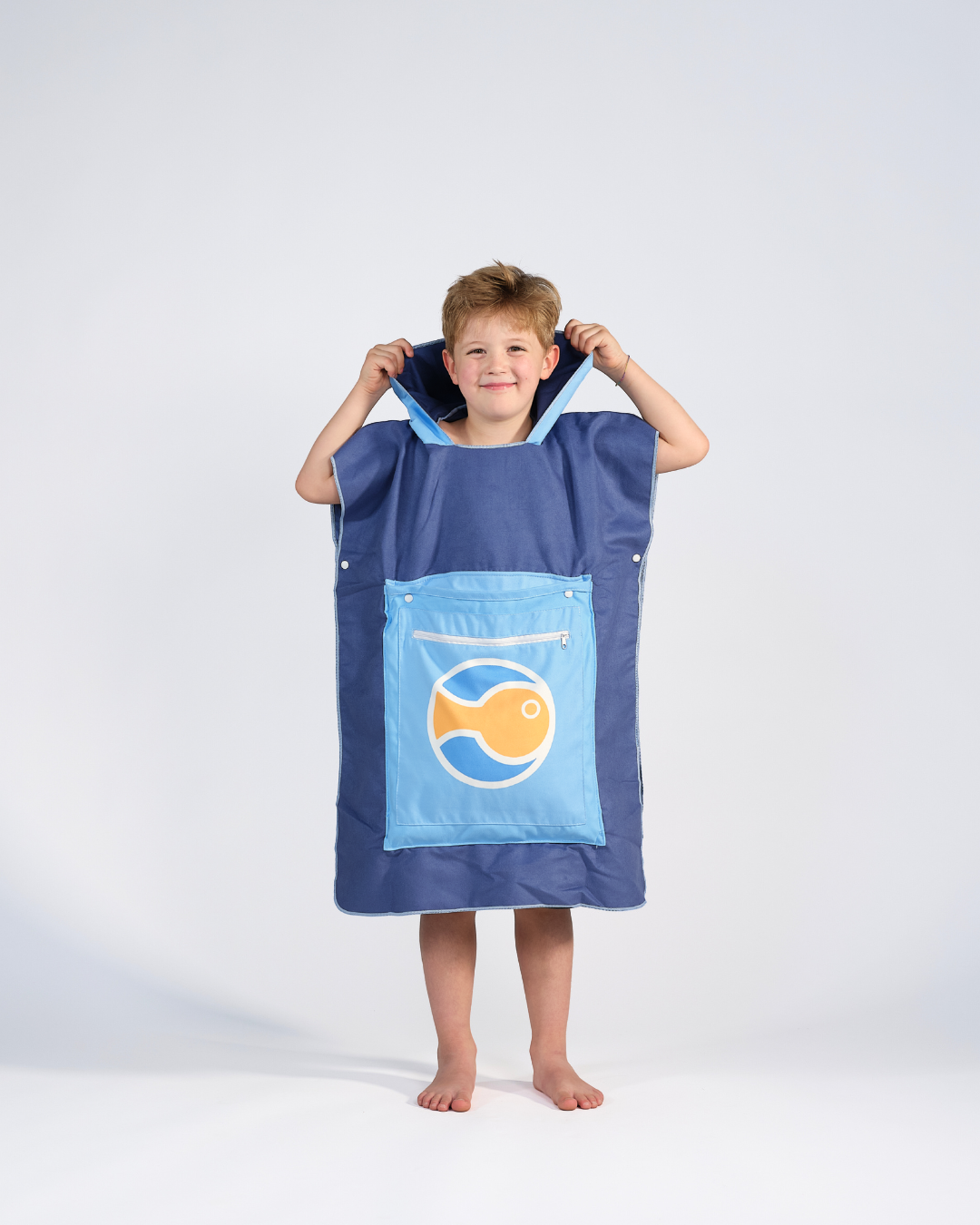 surfish® Poncho – Babyblau